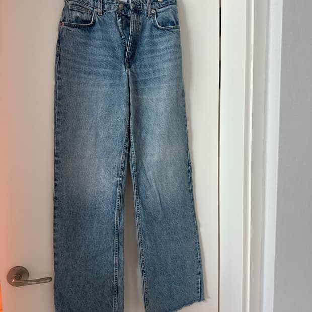 ZARA full length 스트레이트 데님 팬츠 38