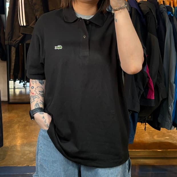 라코스테 블랙 카라 반팔