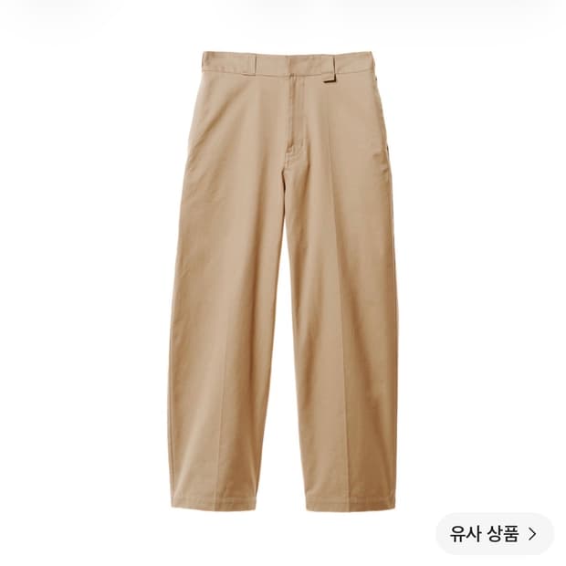 (44)자라x윌리차바리아 와이드 레그 치노 트라우저 베이지