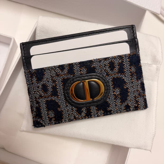디올 몽테인 프리지아 카드지갑