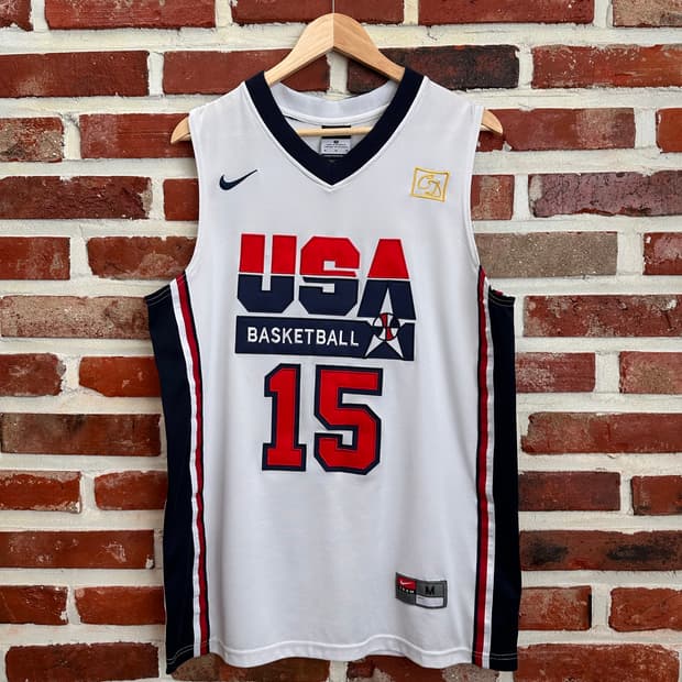 (M)90s 나이키 USA 올림픽 드림팀 농구져지