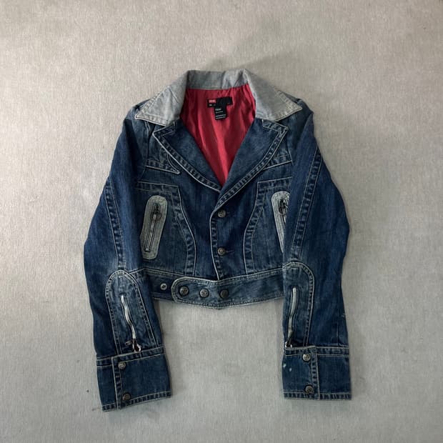 W 90 디젤 올드스쿨 스타일 웨스턴 데님 자켓