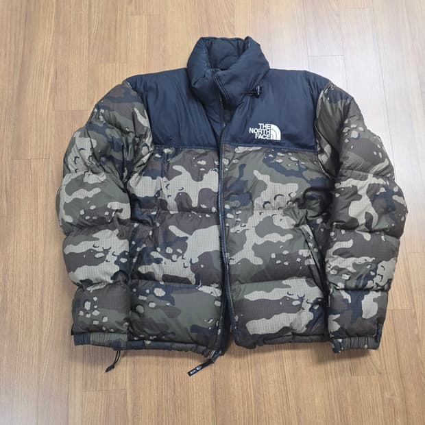 (XL) 노스페이스 카모 눕시 패딩 자켓