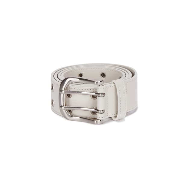 Matin Kim DOUBLE EYELET PUNCHED BELT