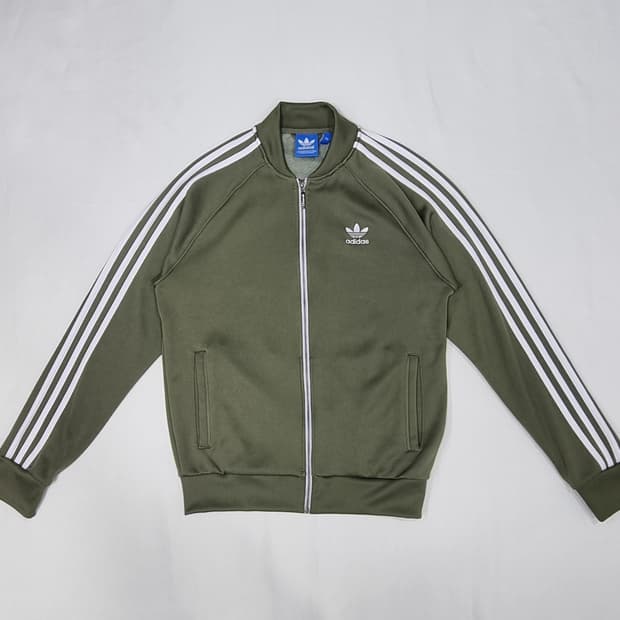 아디다스 희귀 슈퍼스타 카키 져지 XL _ 남성