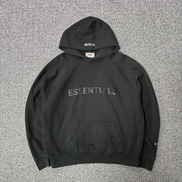 피어오브갓 에센셜 3D 로고 후드티 (L)