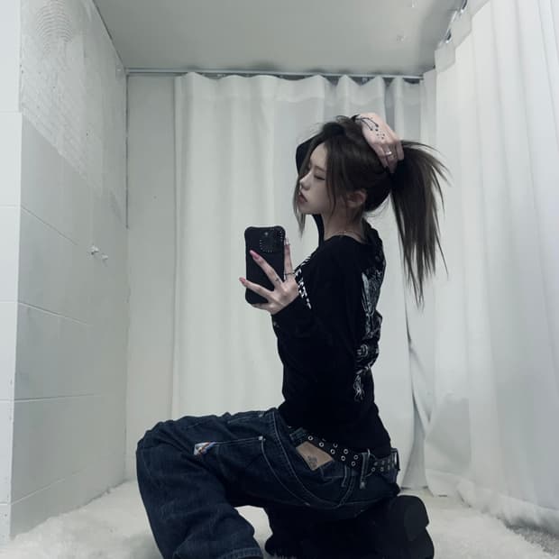 양면 빅로고 프린팅 슬리브