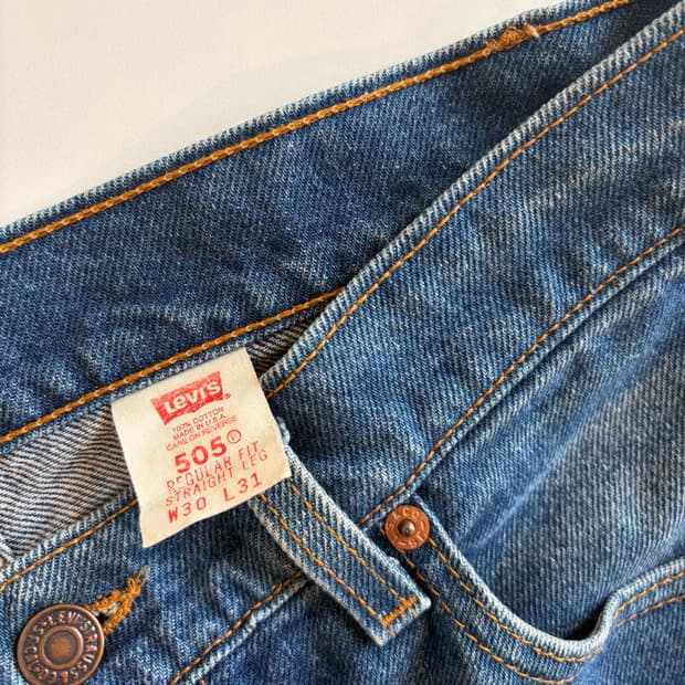 90s levis usa 505 30x31