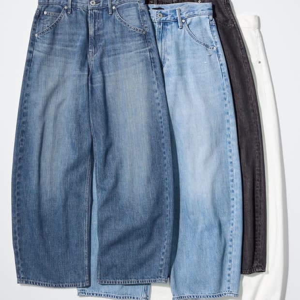 유니클로 배기커브진