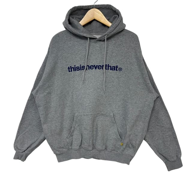 디스이즈네버댓 자수로고 후드티 