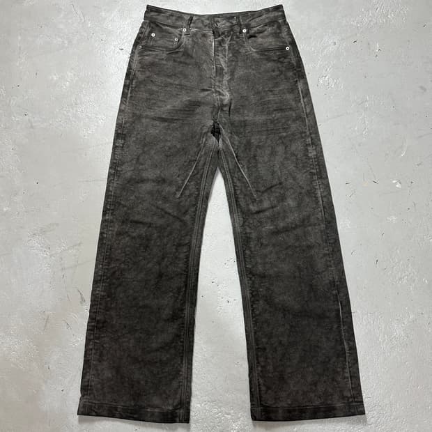 릭오웬스 24AW 게스 몰스킨 팬츠