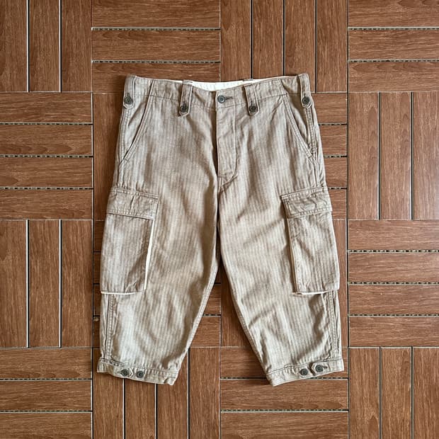 Fullcount herringbone cargo shorts
