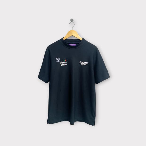 빔즈 BEAMS 골프 반팔 모크넥 반팔티 XL