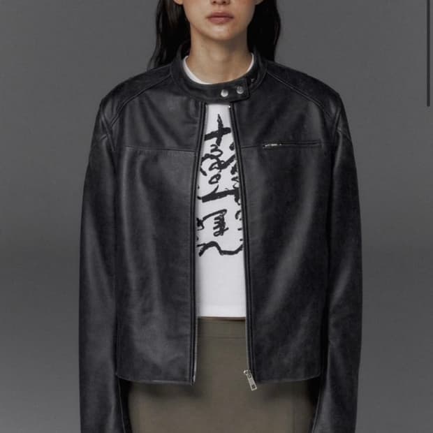 스튜디오테이블 리얼 레더 바이커 자켓 (단종)