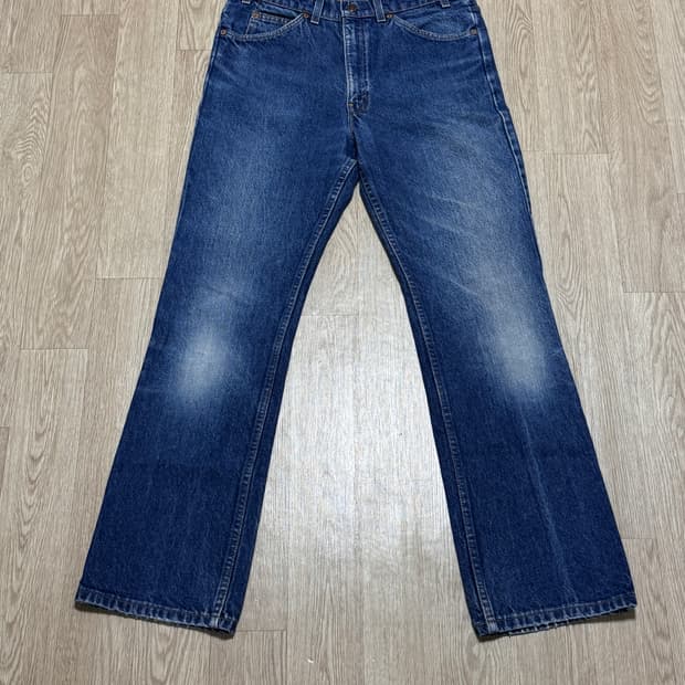 1980s USA 리바이스 517 부츠컷 데님 오렌지탭