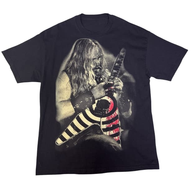 빈티지 블랙레이블소사이어티 잭 와일드 ZAKK WYLDE 밴드티 XL