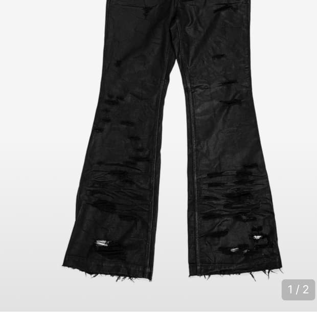 선데이 오프 클럽 래비지 플레어 데님 1사이즈