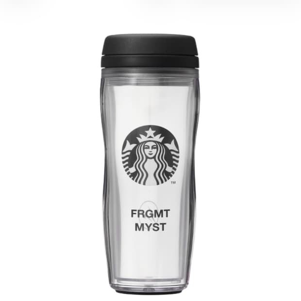 스타벅스 x 프라그먼트 로고 보틀 블랙 355ml