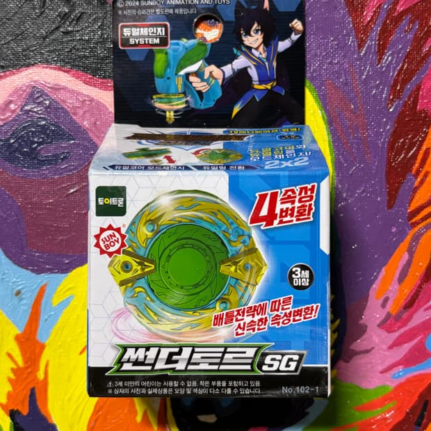 미개봉) 썬더토르 sg 토이트론 팽이 인테리어 소품 피규어 디오라마