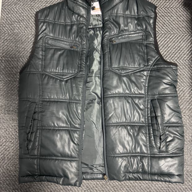 turtle 빈티지 패딩 베스트 조끼