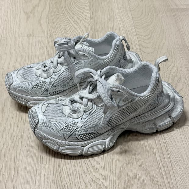 (39) 발렌시아가 3xl 스니커즈 화이트 올백 올화이트