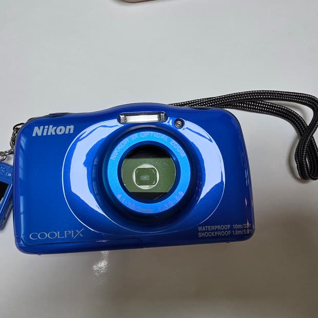 니콘 쿨픽스 w100 블루