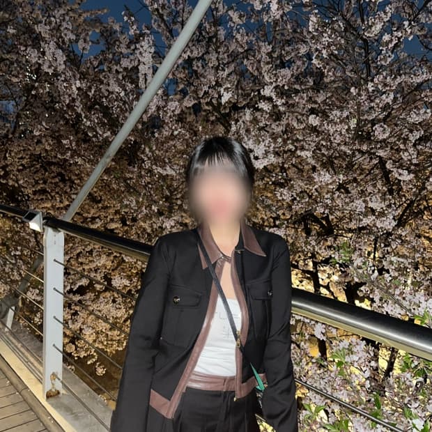 배드블러드 레더트리밍자켓 셋업(자켓+팬츠)