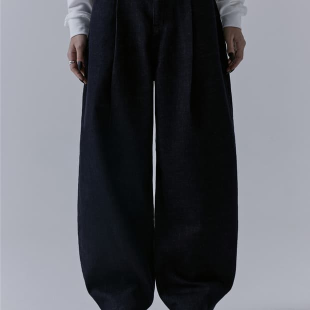 트리밍버드 One Button Denim Pants,인디고,3사이즈