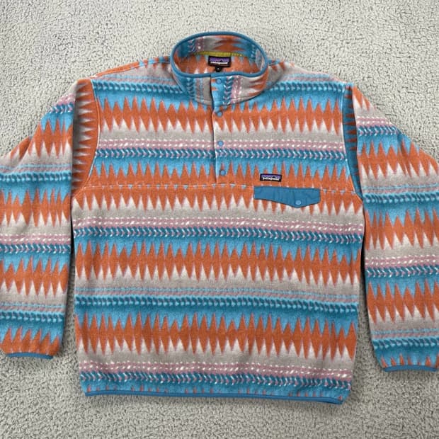 17FW 파타고니아 신칠라 스냅-T 아즈텍 패턴