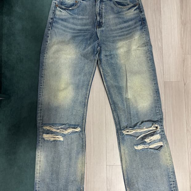 RECTO 렉토 디스트로이드 루즈핏 데님 청바지