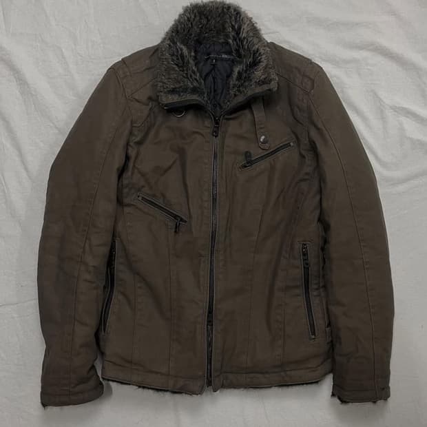 SCHLÜSSEL Heavy cotton waxed work jacket