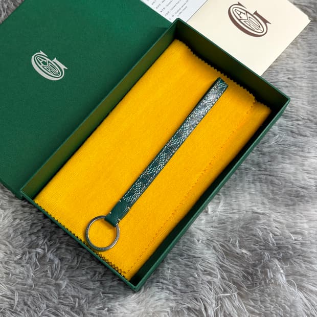 고야드 세서미 키링 그린 풀박스