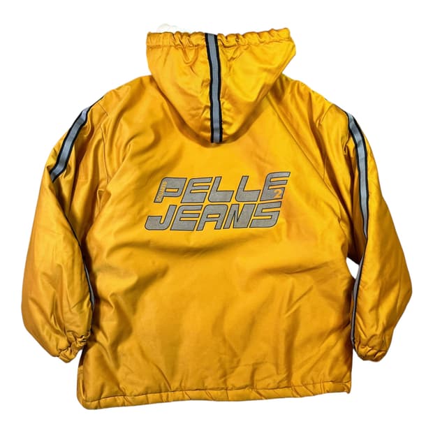 펠레 펠레 올드스쿨 빅로고 패딩 아노락