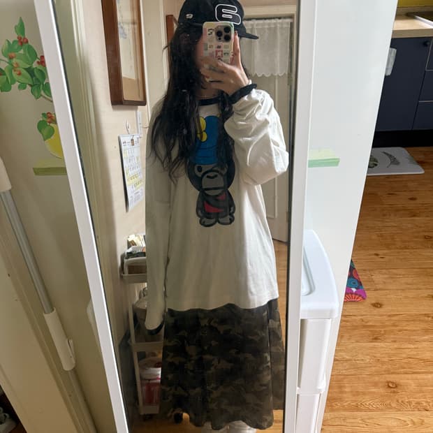베이프 카우스 콜라보 롱슬리브 ✨
