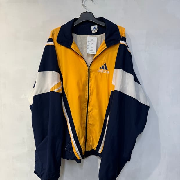 아디다스 옐로우 올드스쿨 바람막이