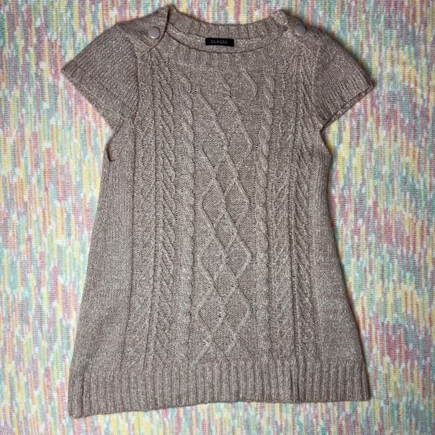 연핑크 니트 원피스 