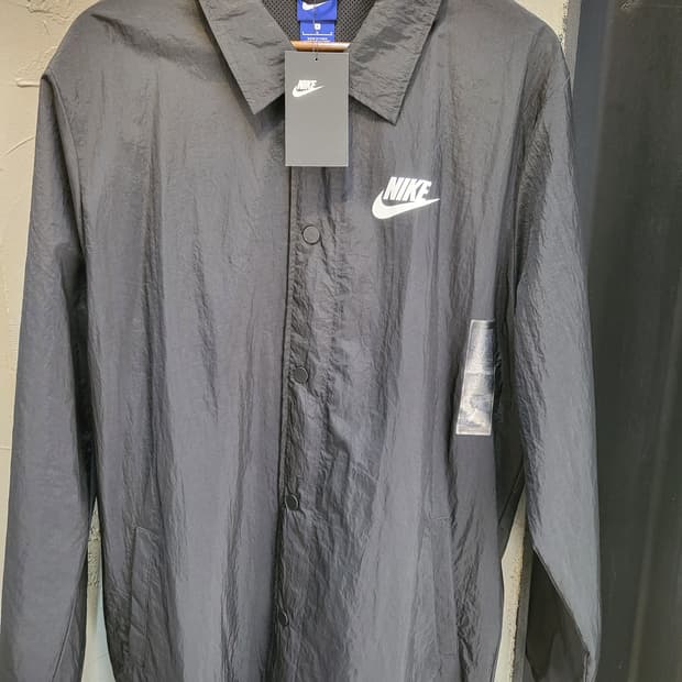 나이키 블랙 코치 자켓