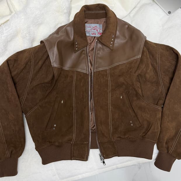 가키하라 스웨이드 자켓