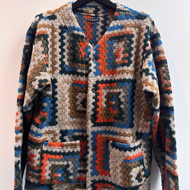 엔지니어드 가먼츠 크로쉐 니트 가디건 (100, 새상품)