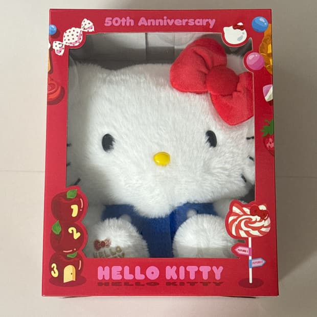 50주년 키티 봉제인형
