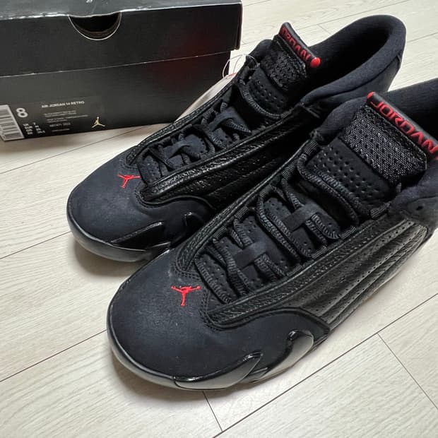 조던 14 레트로 라스트 샷 2018 브레드 260