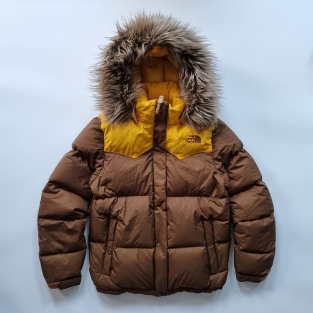 노스페이스 브라운 패딩