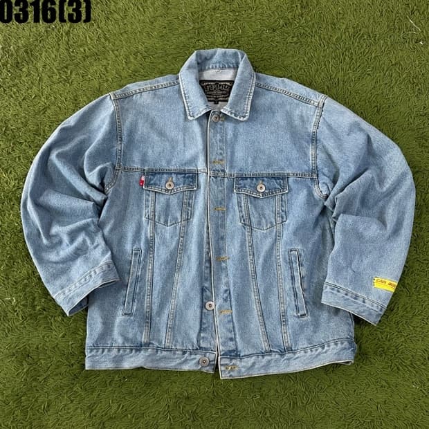 FP142 데님 트러커 청자켓