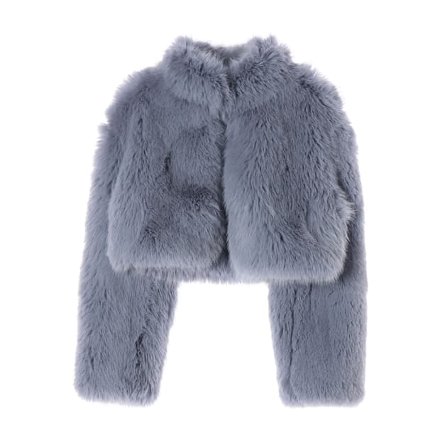 알로 요가 25FW 오퓰런트 포우 퍼 크롭 재킷