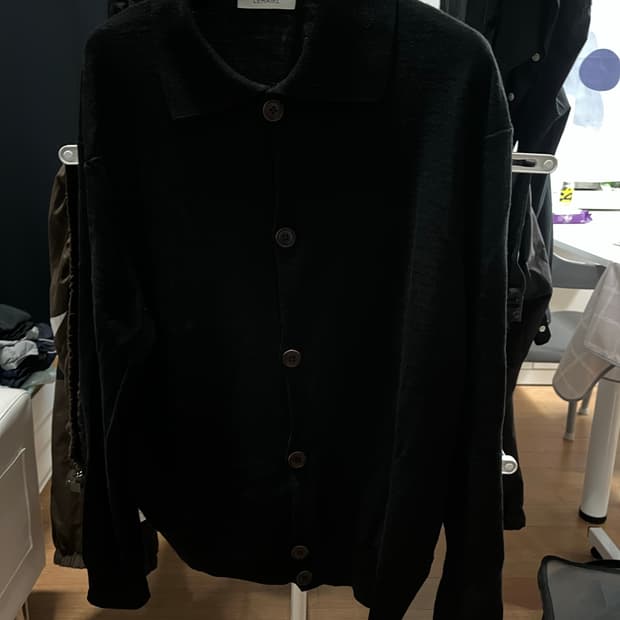 르메르 컨버터블 가디건 블랙 S 팝니다