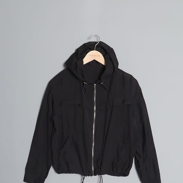 Ragout Rayon Hooded Jacket