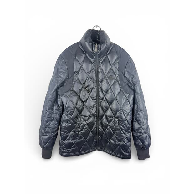 (48) 라코스테 퀄팅 덕다운 패딩 자켓 네이비