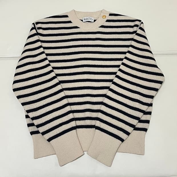 [렉토] 스트라이프 니트 L
