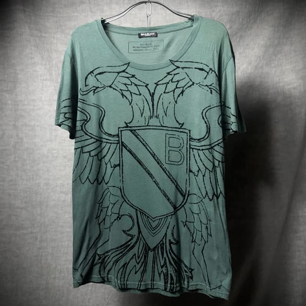 Balmain 2012 Eagle Emblem T Shirt
