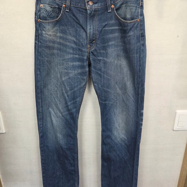 리바이스 523 스트레이트 데님팬츠 34